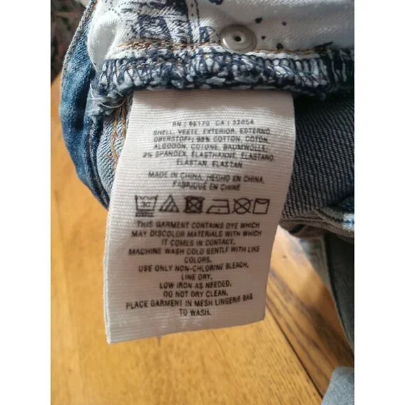 PILCRO And The Letterpress Womens Jeans 26 BLUE SLIM BOYFRIEND Preowned - Picture 4 of 12